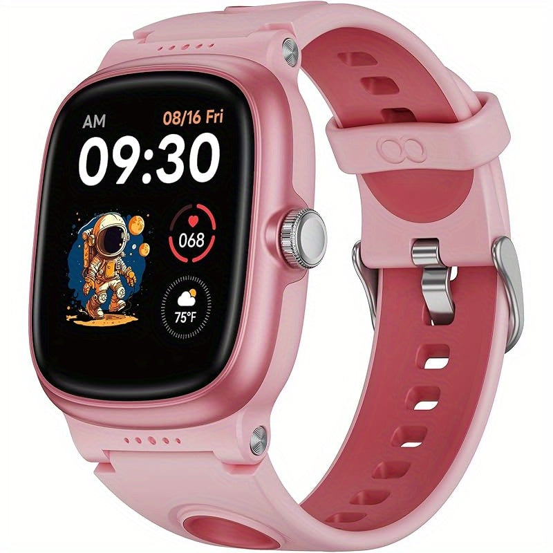Blue Smart Watch for Youngsters with Sleep Monitor, Step & Calorie Tracker, Wireless Games\u002FAlarm - Fitness Watch for Boys & Girls Ages 4-16, Perfect Birthday Gift, Smart Watch for Girls