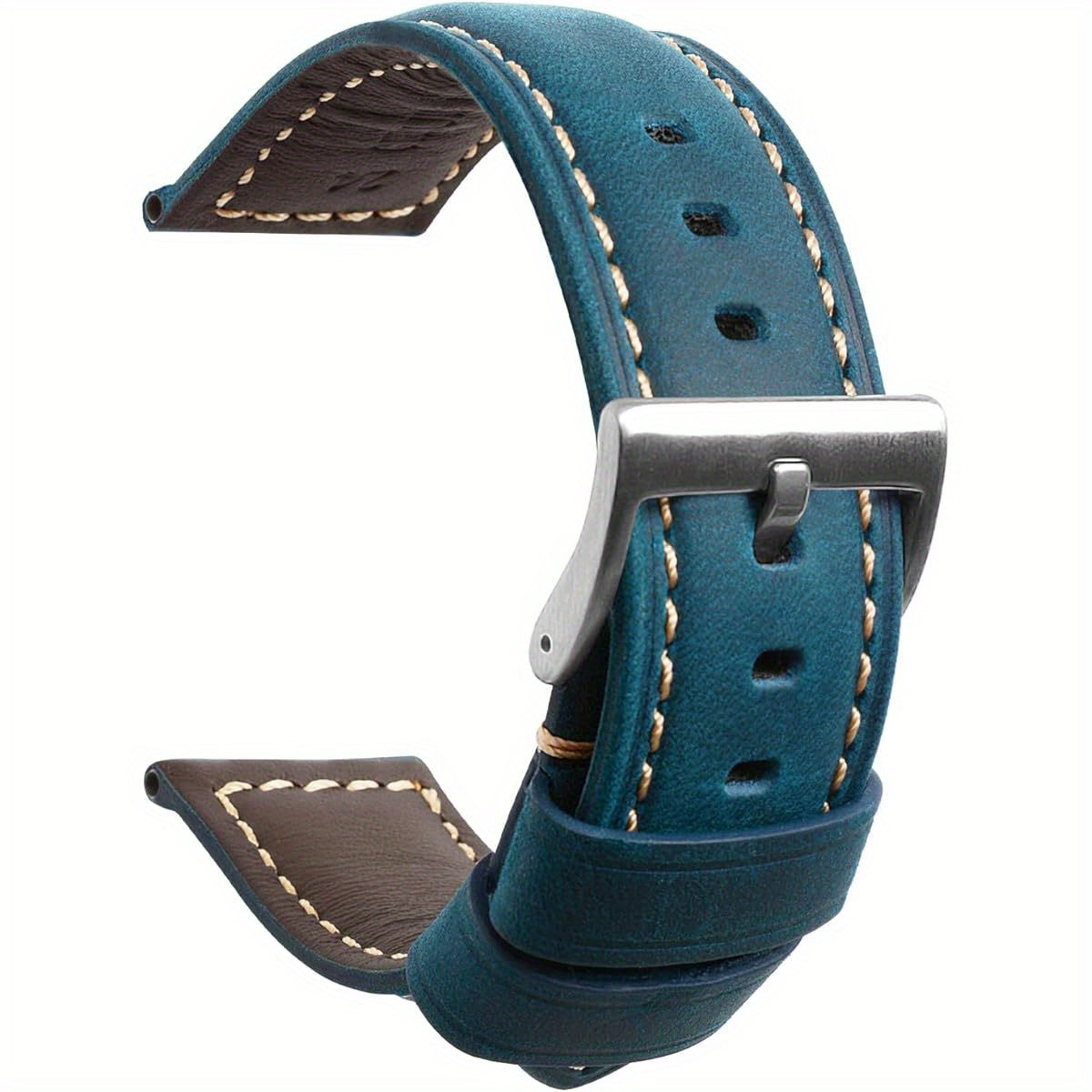 TStrap Leather Watch Band for Men Vintage Thickly Soft Watch Strap Smart Watch Bracelet Montre Replacement 20mm 22mm 24mm