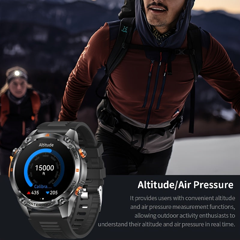 2025 Smartwatch with GPS, 5ATM High Quality, 100+ Sports Modes, 14, 3" HD Display, Wireless 5, 4, USB Rechargeable, Unisex Design for Men & Women