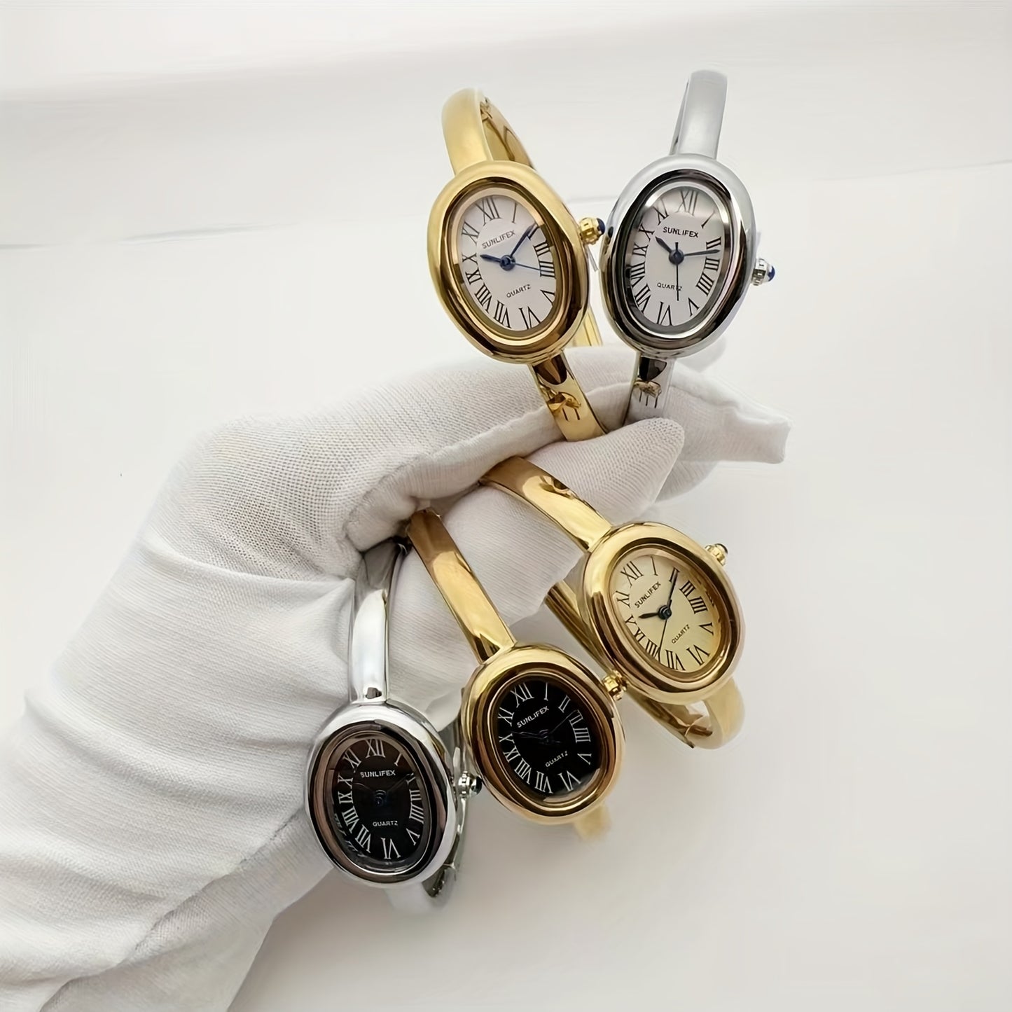 Fashionable And Elegant Roman Numeral Women'S Watch, a Classic Quartz Timepiece Suitable for Business, Casual Wear, Daily Office Use, Outdoor Activities, Travel, And As a Birthday Gift.