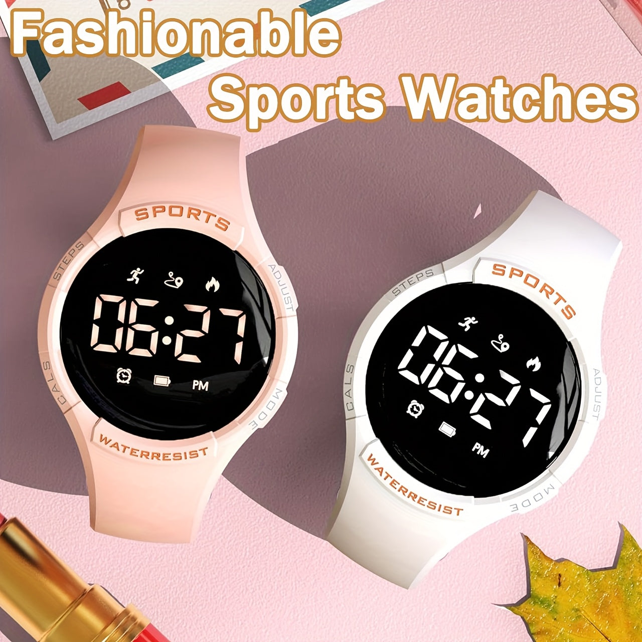 Fitness Tracker Watch - Men, Women And Youth, Pedometer, High Quality, Sports Activity Tracker, Soft Silicone Bracelet Time Date Card Daily Calorie
