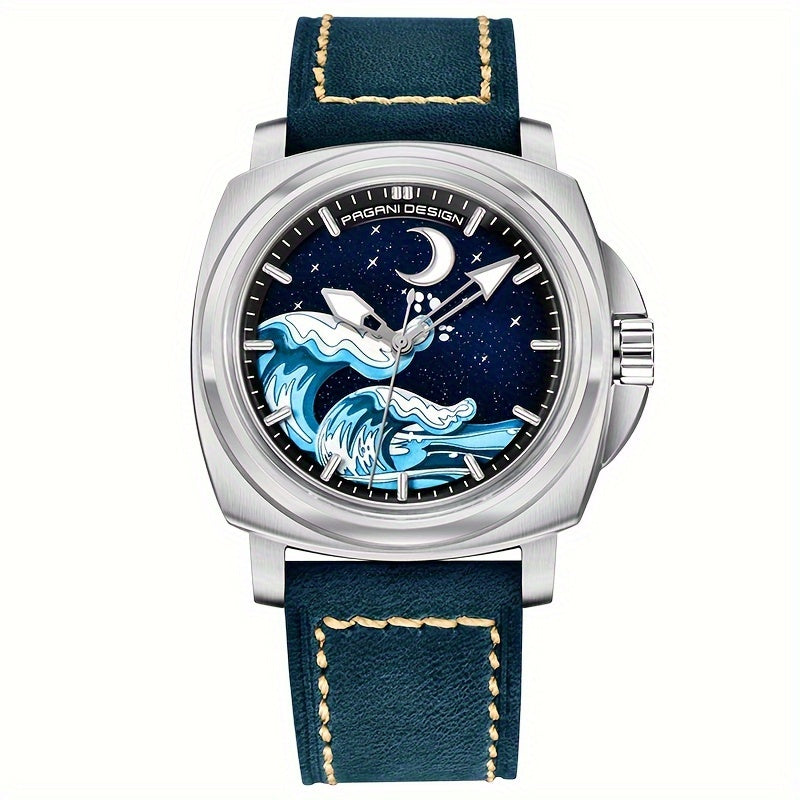 PAGANI DEISGN Men's Sapphire Glass Automatic Watch