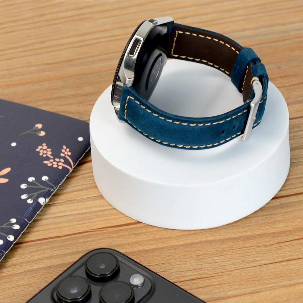TStrap Leather Watch Band for Men Vintage Thickly Soft Watch Strap Smart Watch Bracelet Montre Replacement 20mm 22mm 24mm