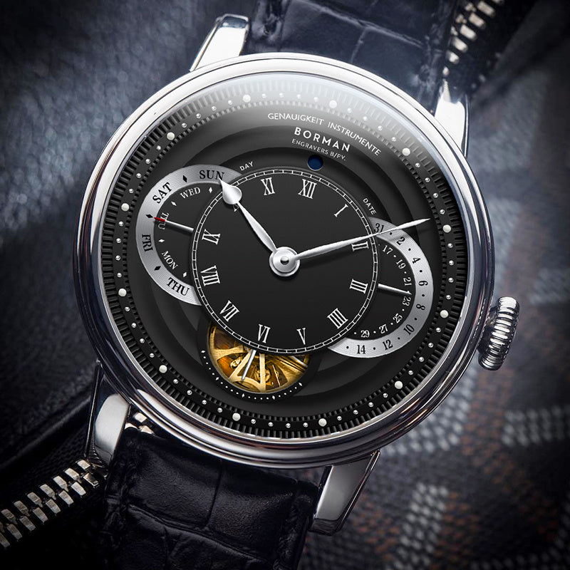 BORMAN New Luxury Wrist Watch Men Automatic Movement Week\u002F Date\u002F Skeleton Display Multifunction Mechanical Watches