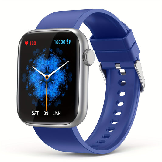 Men'S Smartwatch (Answer\u002FDial), 1.9'' HD Full Touch Screen Fitness Tracker with Sleep Monitor, Pedometer, Drink Reminder, Sedentary Reminder, Message Reminder, Men'S Sports Smartwatch for Android And Iphone, Gift for Your Family