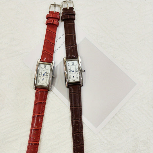 1pc Women'S Quartz Watch with Roman Numerals - Stylish Brown Faux Leather Strap, White Dial, and Golden-Tone Case, Casual & Fashionable Design, Casual Timepiece | Quartz Movement Watch | Durable Watch Band, Watch Accessories