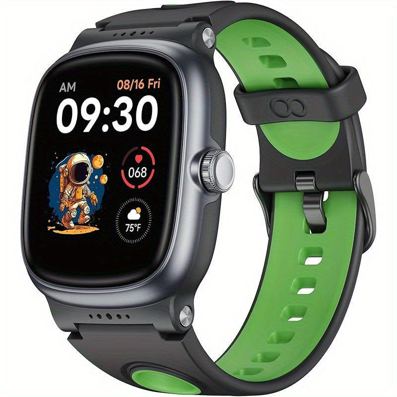 Blue Smart Watch for Youngsters with Sleep Monitor, Step & Calorie Tracker, Wireless Games\u002FAlarm - Fitness Watch for Boys & Girls Ages 4-16, Perfect Birthday Gift, Smart Watch for Girls