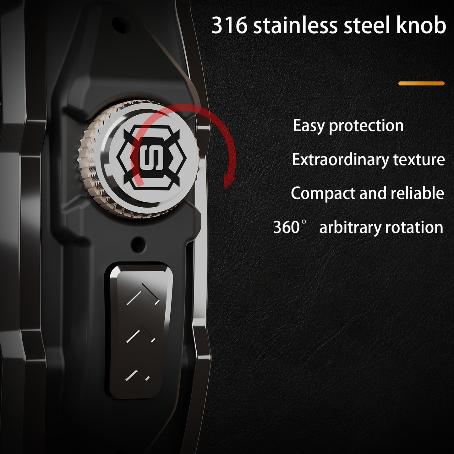 Suitable for Apple Watch Ultra 1 Ultra 2 49mm Fashion and Luxury Watch Modification Protective Case, Durable 316L Stainless Steel Full Coverage Cover with Metal Buckle, Shockproof, Supports Wireless Charging, Stylish Hard Look, Not Waterproof