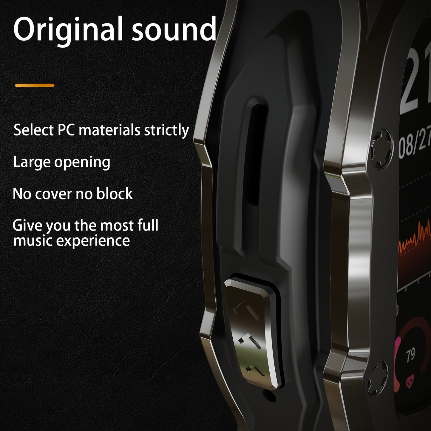 Suitable for Apple Watch Ultra 1 Ultra 2 49mm Fashion and Luxury Watch Modification Protective Case, Durable 316L Stainless Steel Full Coverage Cover with Metal Buckle, Shockproof, Supports Wireless Charging, Stylish Hard Look, Not Waterproof