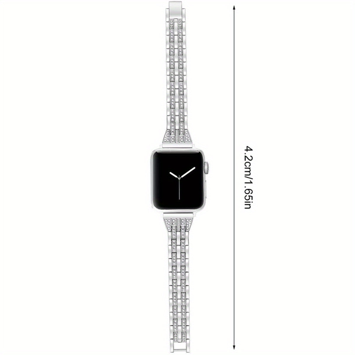 Straps Bracelet, Double Drain Rhinestone 38\u002F42mm Strap Band for Apple Watch Series 1-4 iWatch
