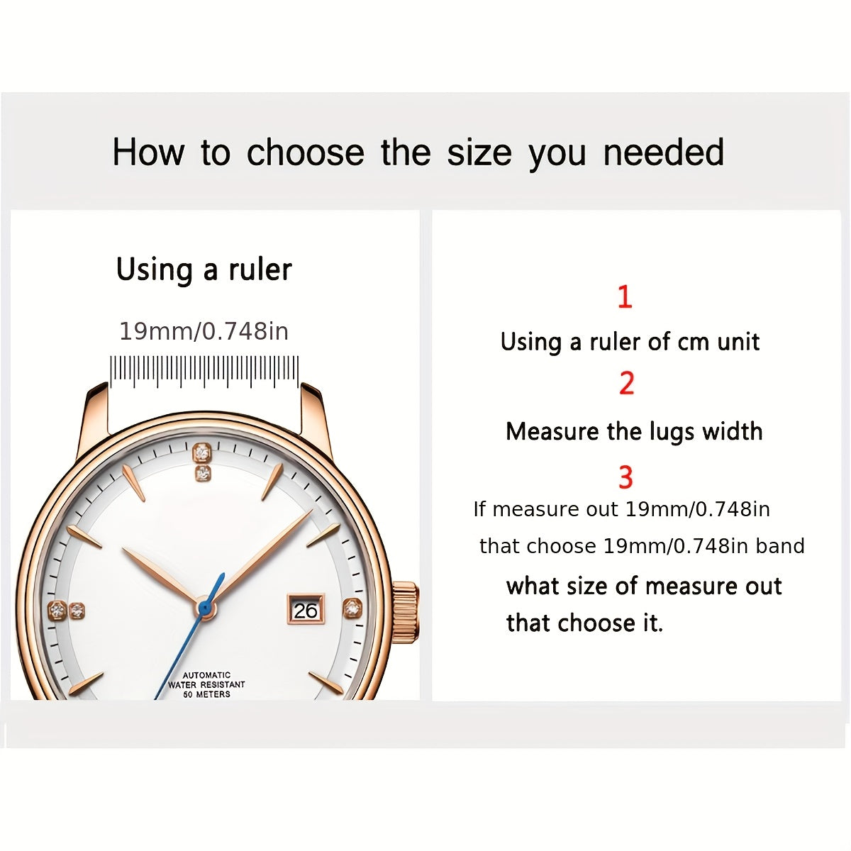 Stylish Synthetic Synthetic Leather Watch Strap with Butterfly Clasp - Soft Litchi Texture, White, 20mm\u002F22mm, Stainless Steel Buckle, Adjustable Fit for Men and Women