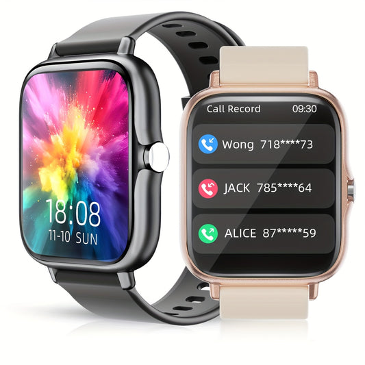 Wireless Smartwatch with 1.83'' HD Touchscreen – Smart Notifications, Sleep Tracking, Multi-Sport Modes, Large Battery | Compatible with iPhone & Android | Fitness Watch for Men & Women