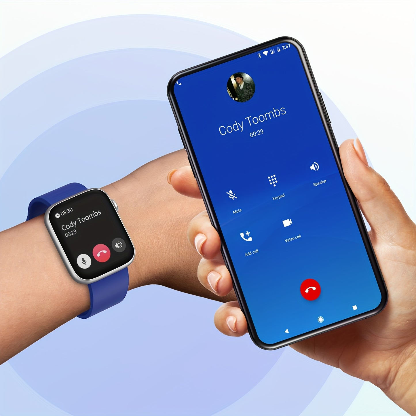 Men'S Smartwatch (Answer\u002FDial), 1.9'' HD Full Touch Screen Fitness Tracker with Sleep Monitor, Pedometer, Drink Reminder, Sedentary Reminder, Message Reminder, Men'S Sports Smartwatch for Android And Iphone, Gift for Your Family