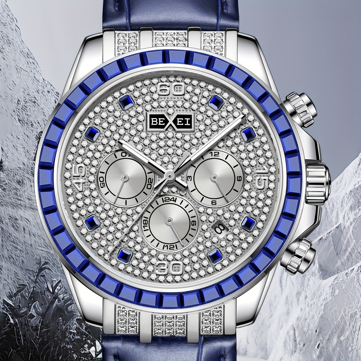 A minimalist yet stylish watch with luminous hands, embodying an encounter between modernity and the elegance of bygone times, tailored for gentlemen